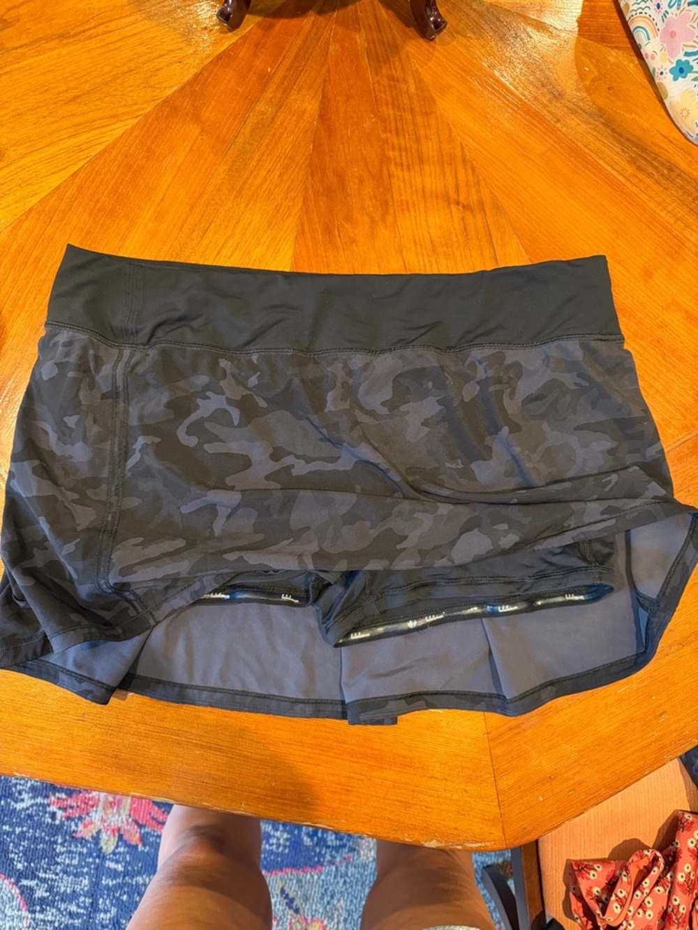 lululemon athletica Women's Black Camo Skort